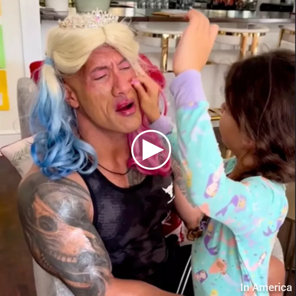 Dwayne Johnson’s Playful Holiday Transformation: ‘Dwanta’ Embraces the Tutu Trend, Thanks to His Young Daughters
